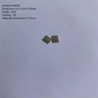 Van het de Magnetenneodymium van 6.2×1.05×0.79 N42 Gesinterde NdFeB het Ijzerboride Magneten